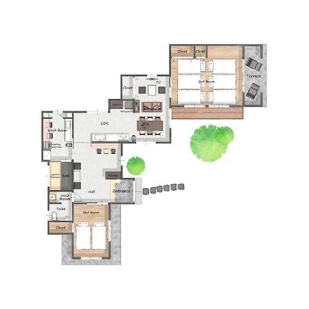 Touchian Villa Okayama Bagian luar foto